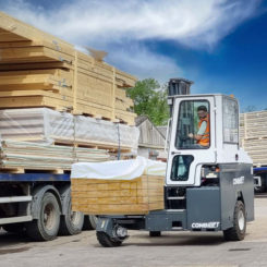 XLE zijlader elektrisch hout